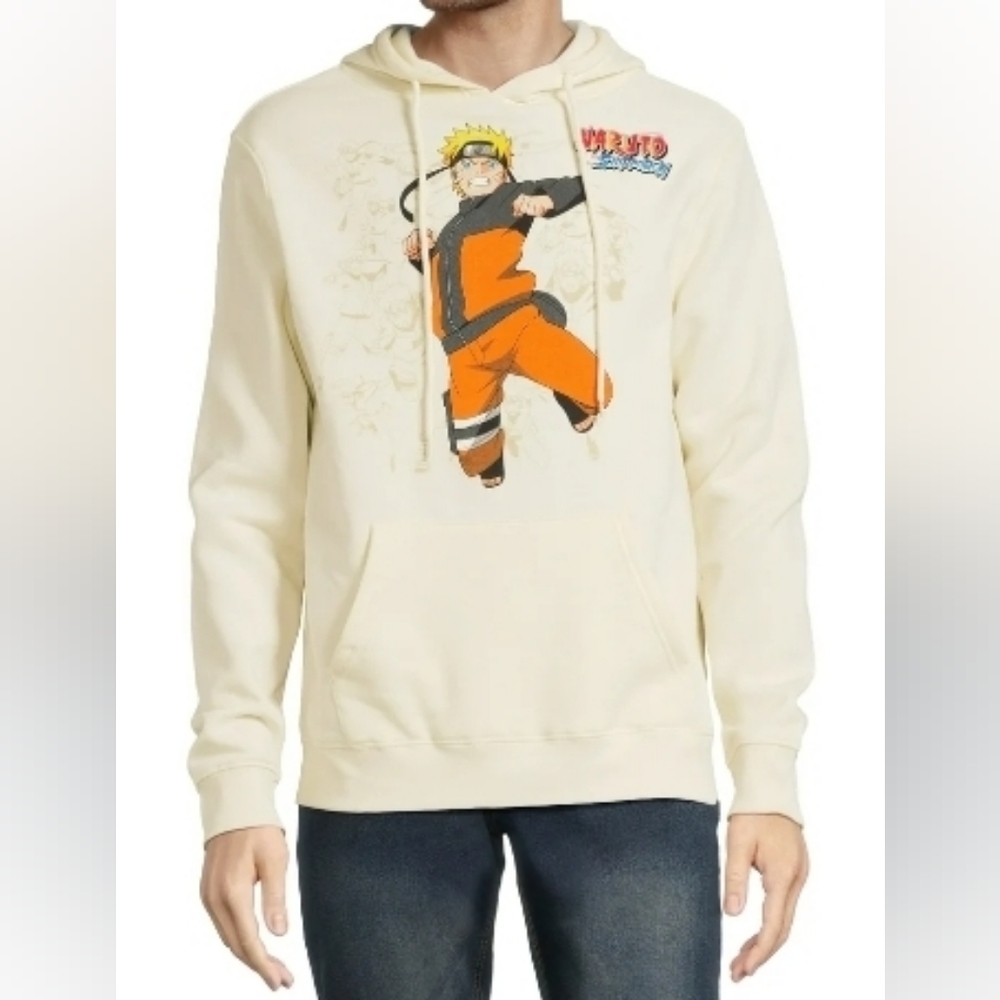 🛑SOLD🛑🆕️Naruto Shippuden Cream Anime Hoodie - Picture 3 of 5